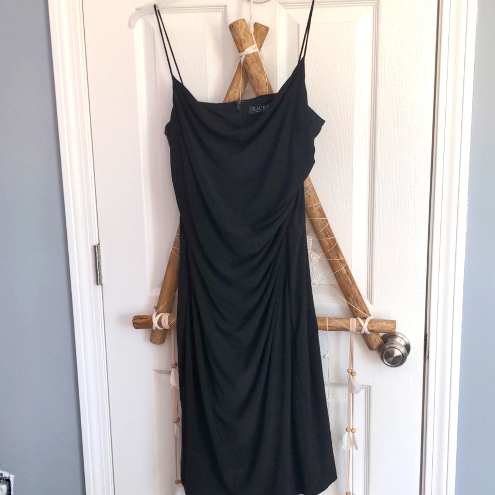 Lauren Ralph Lauren size 12 black cocktail dress